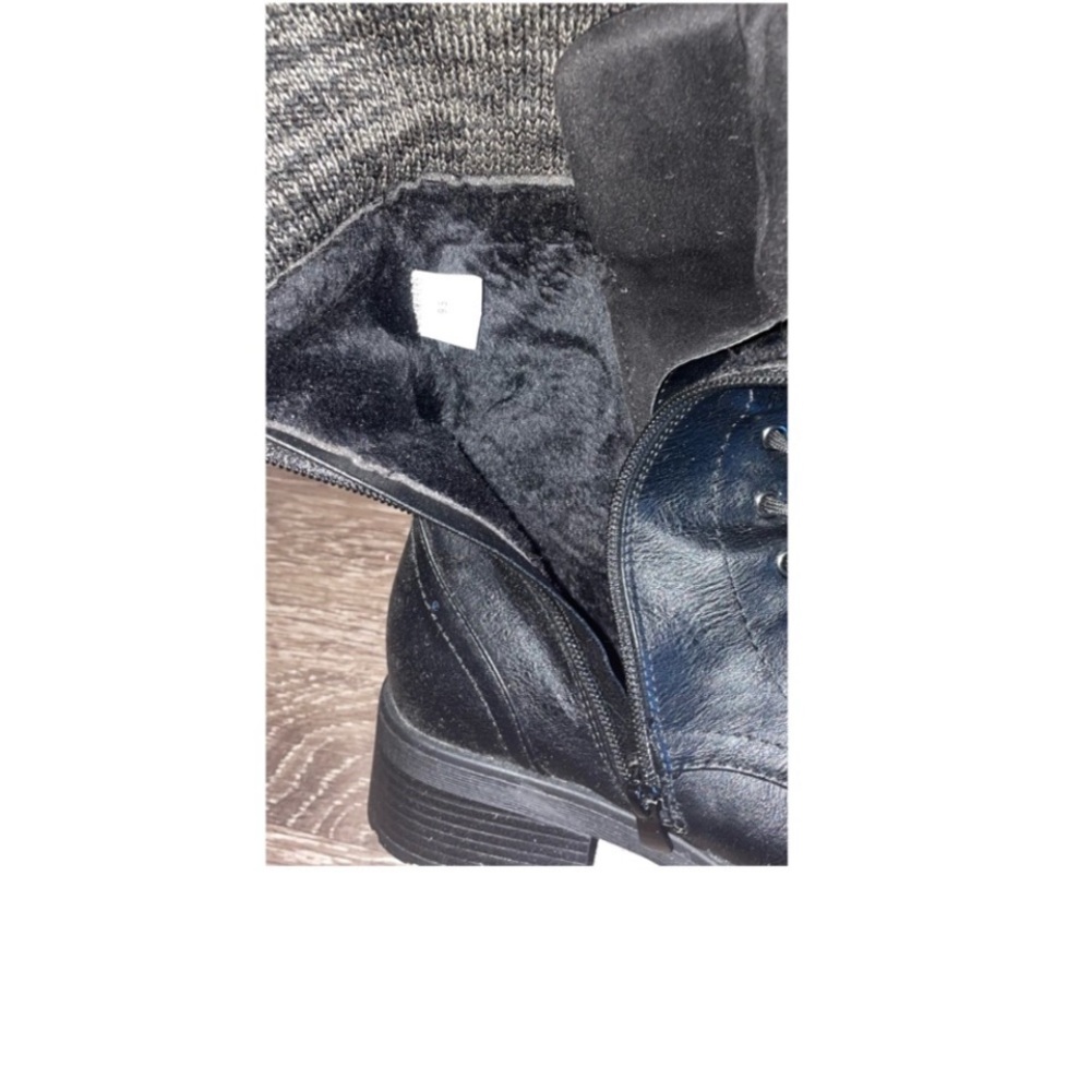NWOB COMBAT WARM BOOTS WITH SECRET COMPARTMENTS AND ZIPPERS! - Picture 7 of 9
